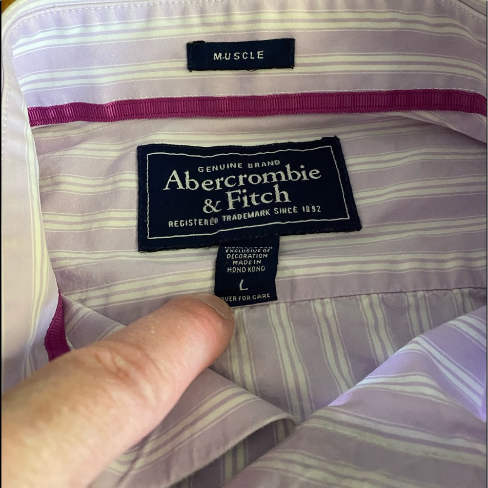 A&F long sleeve button down